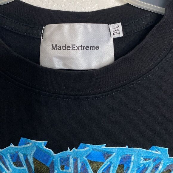 MADE EXTREME Men’s Black T Shirt Size 2XL - Picture 3 of 5
